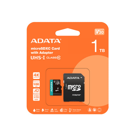ADATA Micro SDXC 1TB Uhs-I U3 V30S