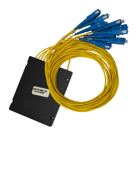 MiRO 1:8 Optical Splitter with SC connectors, Box Shape