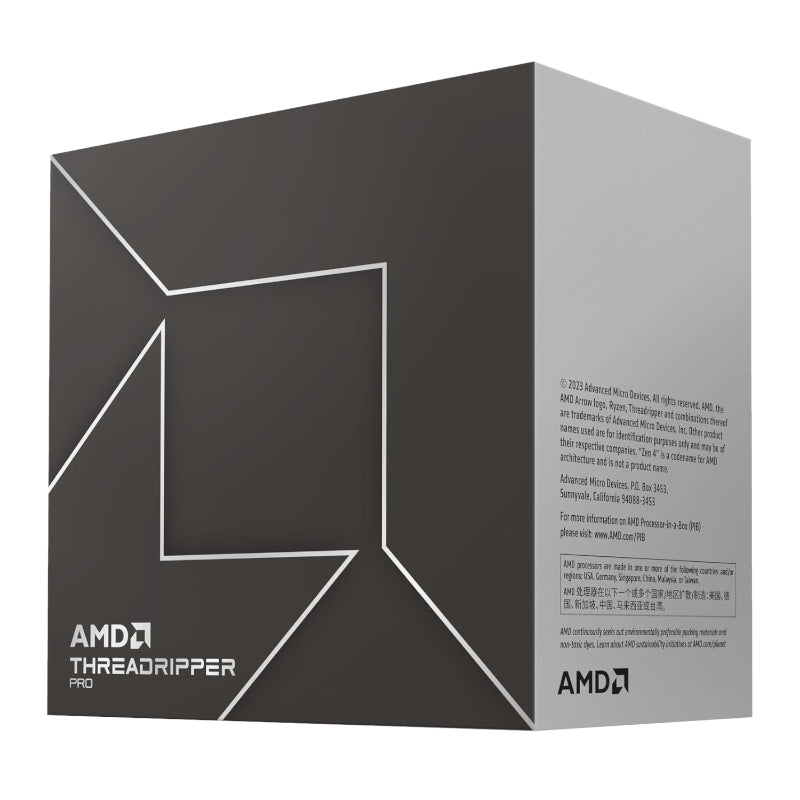 AMD Ryzen Threadripper PRO 7975WX 4.0GHz Up to 5.3GHz 32 Cores 64 Threads sTR5 Socket Processor - No Cooler Included
