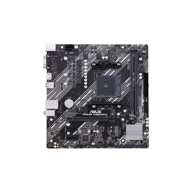 ASUS PRIME A520M-K Micro-ATX Motherboard AMD AM4 A520 DDR4 M.2 HDMI VGA