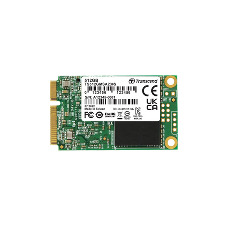 Transcend MSATA 230S 512GB Serial ATA III 3D NAND Internal SSD