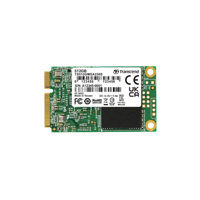 Transcend 230S 512GB mSATA SATA III SSD 3D NAND 560/500 MB/s
