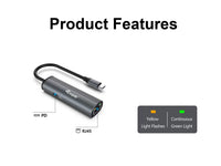 Equip Cable, USB Type C TO RJ45 GB (PD)