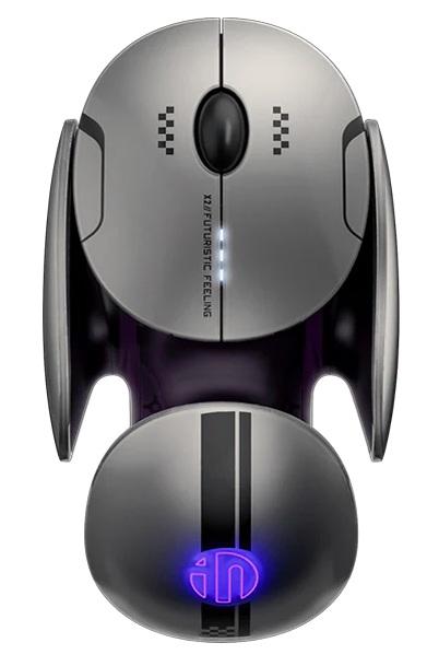 Inphic 2.4G+ BT 5.0/4.0 Rechargeable Mouse