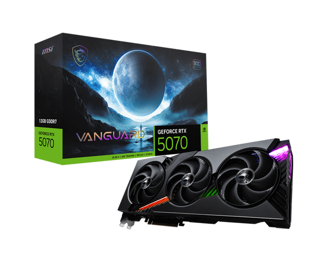 MSI RTX 5070 12G VANGUARD SOC