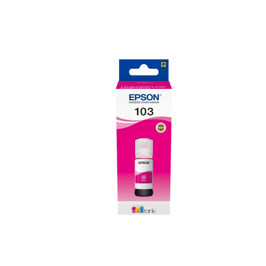 Epson 103 Magenta EcoTank Ink Bottle 70ml 7500 Pages