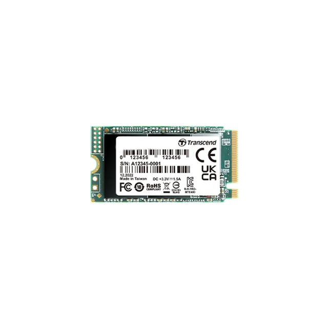Transcend 400S 512GB M.2 2242 NVMe PCIe SSD 2000MB/s Read