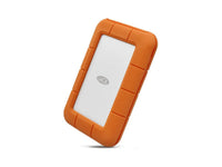 LaCie Rugged USB-C 2TB Orange and Silver External Hard Drive