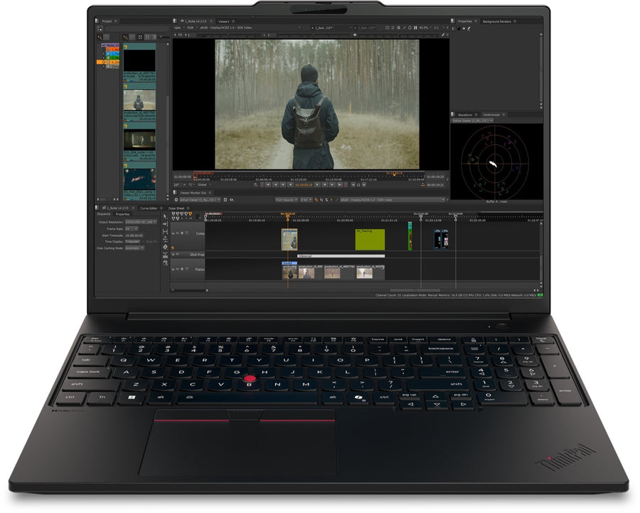 LENOVO ThinkPad P16s Gen 5 |Ultra 9-386H|BLACK|16'' 2.8k|64GB LPDDR5|1TB PCIe SSD|RTX PRO2000 8GB|3yr PS|WIN11 Pro