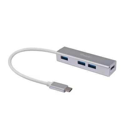 EQUIP HUB, USB-C – 4-PORT USB 3 ALUMINUM