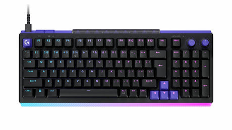 Logitech G512 X 75 Analog / Mechanical Gaming Keyboard, wired - RGB Key Backlighting & Lightbar, Black