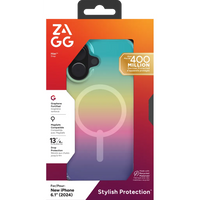 ZAGG Milan Snap Iridescent Case for iPhone 16 MagSafe Compatible