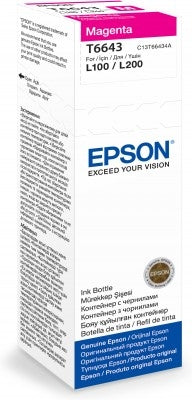 Epson 664 Ink Bottles Magenta 70ml EcoTank L565 Printer