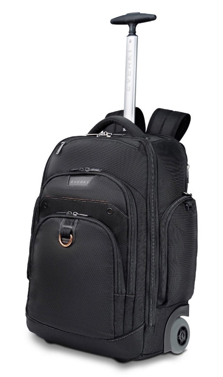 EVERKI ATLAS 2 TROLLEY BACKPACK, Fits up to 17.3 inch laptops, Grey Wheels, ECO-friendly