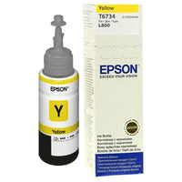 Epson T6734 Yellow Ink Bottle 70ml for EcoTank L800 Series