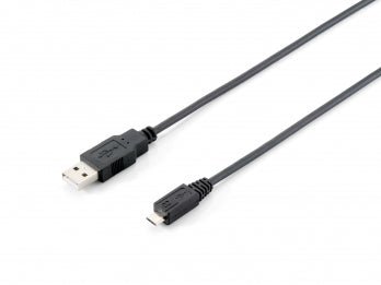 Equip Cable, USB2.0 to Micro B 1M Blk