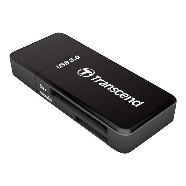 Transcend RDF5K SD MicroSD Card Reader USB 3.2 Gen 1 Type-A Black