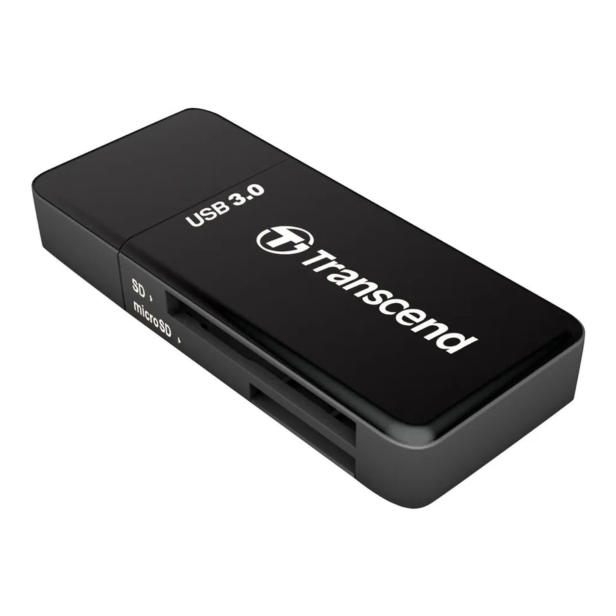 Transcend RDF5K SD MicroSD Card Reader USB 3.2 Gen 1 Type-A Black