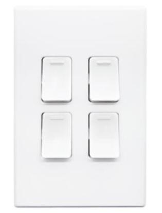 Wall Four Lever Switch