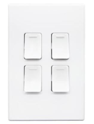 Wall Four Lever Switch