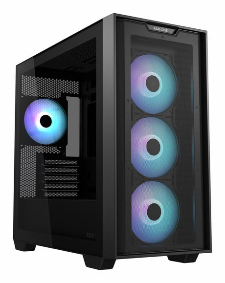 ASUS Chassis, Micro-ATX, Mini-ITX, Black. Top Radiator: 120, 140, 240, 280
