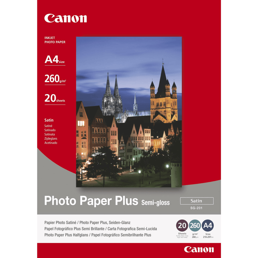 CANON SG-201 A4 SEMI-GLOSS (20 SHT)