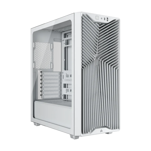 Corsair 3200D RS Mid-Tower PC Case White 3x RS120 Fans 375mm GPU Clearance 360mm Radiator