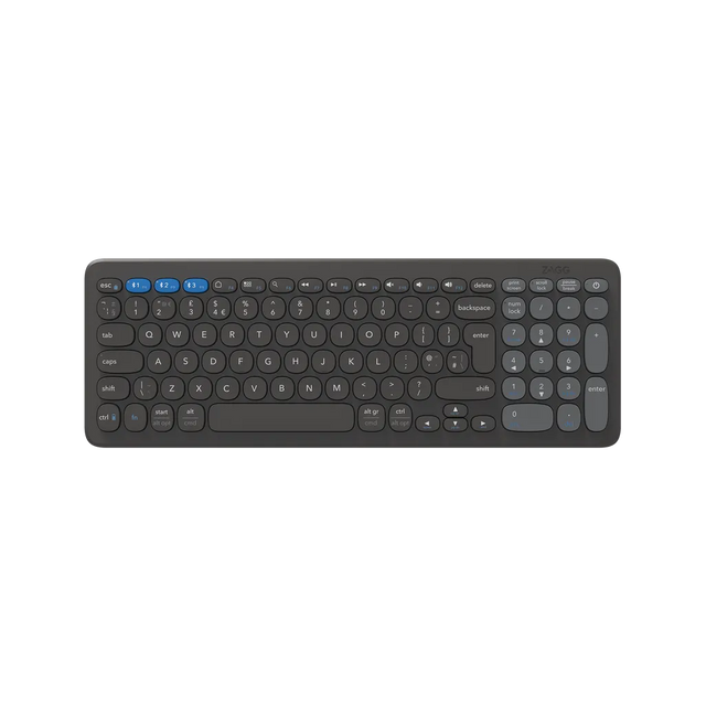 ZAGG Pro Keyboard 15 Wireless Bluetooth Multi-Device Compact Keyboard Black