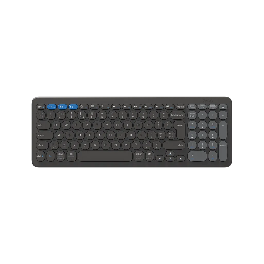 ZAGG Pro Keyboard 15 Wireless Bluetooth Multi-Device Compact Keyboard Black