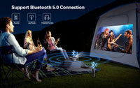 VGKE T28 Projector - 5" LCD Screen - 1920*1080P Resolution - 4500 Lumens - 4000:1 Contrast Ratio - Android - Image 3