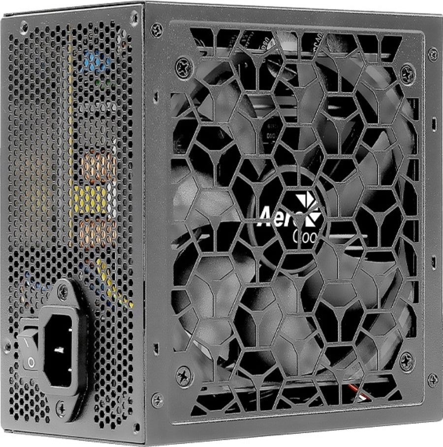 Aerocool AERO Bronze 550W PSU - ATX 24 PIN; 1x 4+4PIN CPU; 4x SATA; 2x PATA; 1x PCIe 6+2PIN