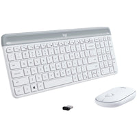 Logitech Wireless Combo MK470 Slim White
