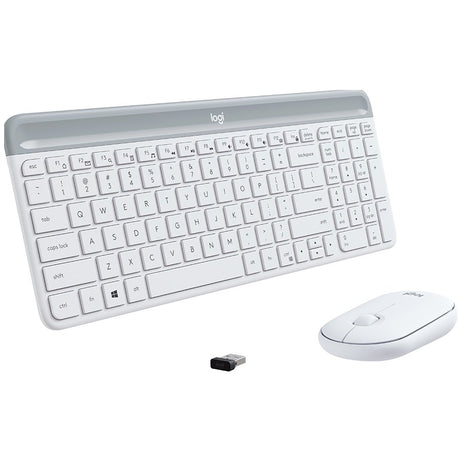 LOGI MK470 Slim Wireless keyboard & mouse Combo - Off-white