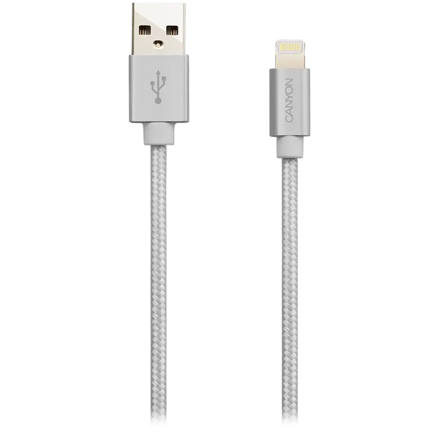 CANYON cable MFI-3 Lightning 12W 1m White