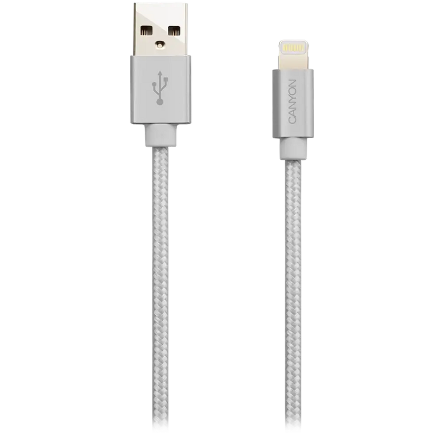 CANYON cable MFI-3 Lightning 12W 1m White