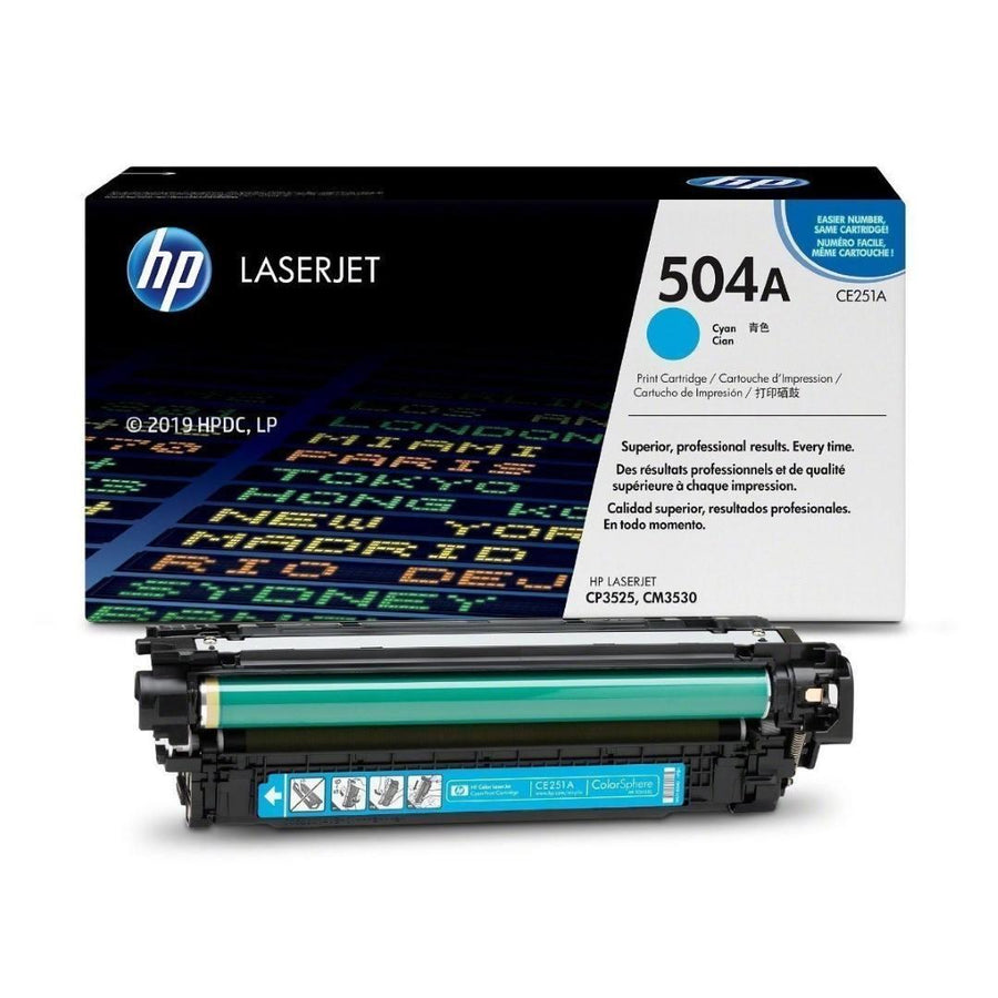 HP 504A MFP Cyan Print Toner Cartridge