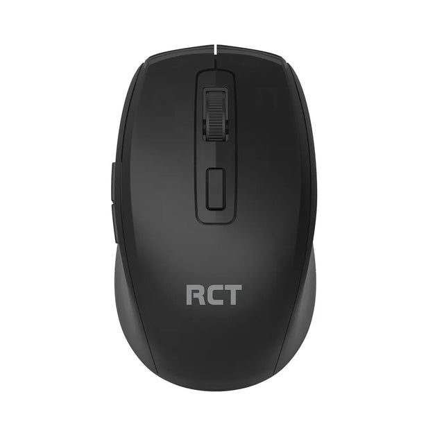 RCT 2.4GHz Wireless Optical Mouse 6-Button Silent Click Adjustable DPI Black