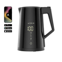 AENO Electric Kettle EK7S Smart: 1850-2200W, 1.7L, Strix, Double-walls, Temperature Control, Keep warm