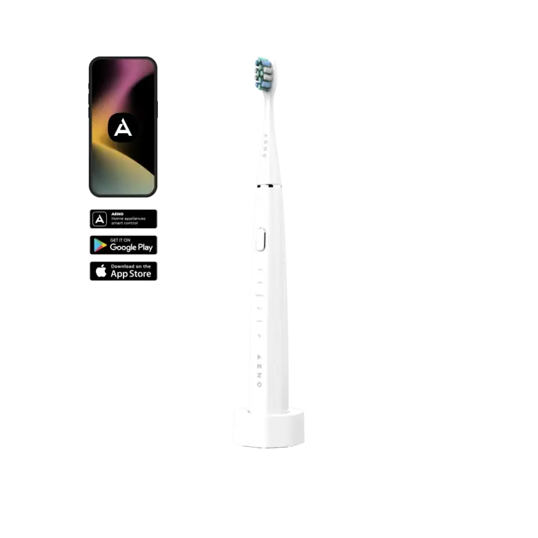 AENO SMART Sonic Electric toothbrush, DB1S: White, 4modes +8 smart, wireless charging, 46000rpm, 90 days