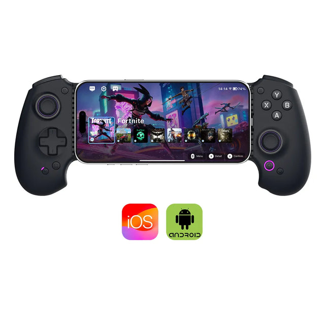 Abxylute S9 Mobile Gaming Controller USB-C and Bluetooth for Phone and Tablet
