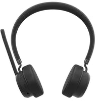 Lenovo Wireless Bluetooth On-Ear Headset 60H Battery Noise-Cancelling Microphone Black - Image 4