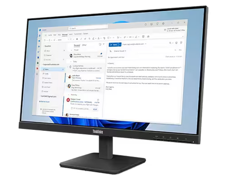 Lenovo ThinkVision S24-4e 24-Inch FHD IPS Monitor 100Hz HDMI VGA Internal PSU