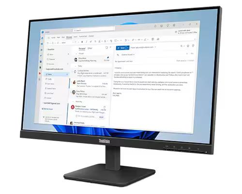 Lenovo ThinkVision S24-4e 24-Inch FHD IPS Monitor 100Hz HDMI VGA Internal PSU