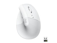 Logitech Lift Vertical White Mouse