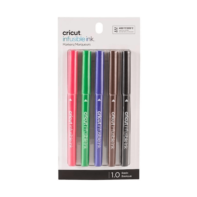 2006256 - Cricut Explore/Maker Infusible Ink Medium Point Pen Set 5-pack (Basics) 1.0mm