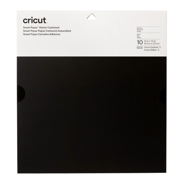 2008316 - Cricut Smart Sticker Cardstock 33x33cm 10 sheets (Black)