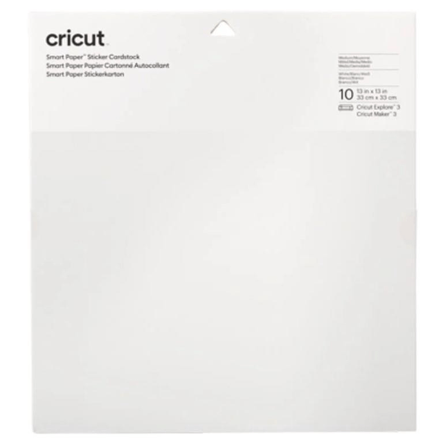 2008317 - Cricut Smart Sticker Cardstock 33x33cm 10 sheets (White)
