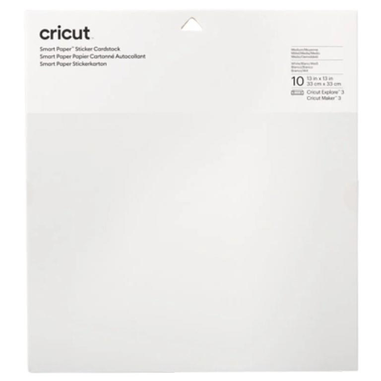 2008317 - Cricut Smart Sticker Cardstock 33x33cm 10 sheets (White)