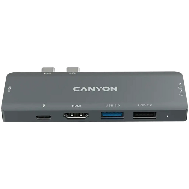 CANYON hub DS-5 7in1 Thunderbolt 3 Space Grey