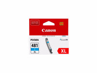 Canon-Ink-CLI-481 XL C-TS704/ S6140/ TS6240/ TS8140/ TS8240/ TS9140/ TS7540/ TS9540/ TS6340/ TS8340- Yield 515